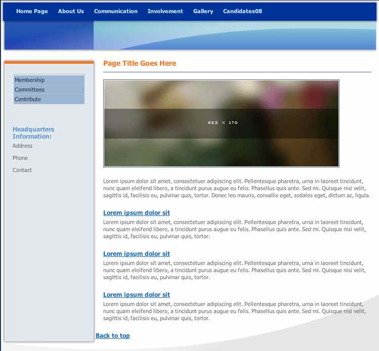 Montgomery County Democratic Party how to get involved page