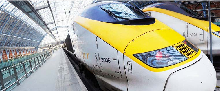 The Eurostar train