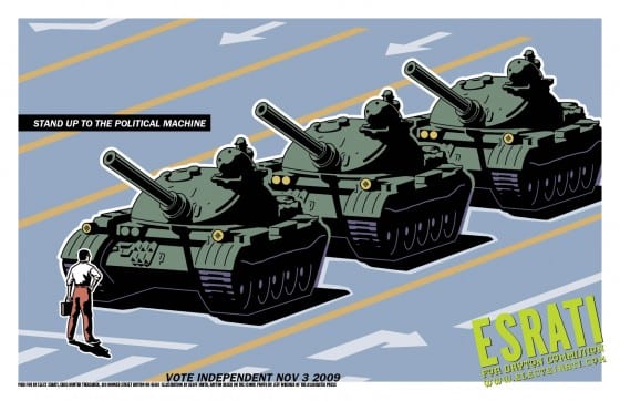 Stand up to the political machine