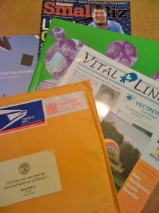 Mayor McLin sends her old mail out Priority for $4.95