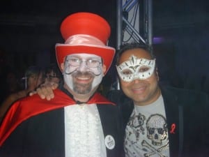 David Esrati with Manish Aqarwal at Masquerage 09