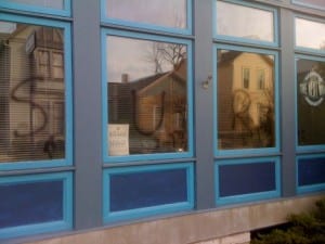 Graffiti at 100 Bonner, S.U.R.13