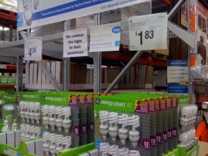 CFL bulbs on sale at Sam's Club