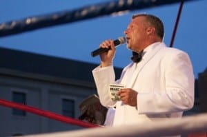 John Drake MC of Fight Night