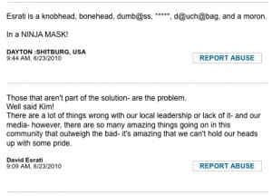 Comments on DDN letters to the editor