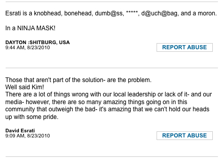 Comments on DDN letters to the editor