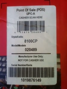 Stolen Pressure washer Serial number 1019876149