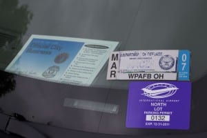 Matt Joseph window passes and placard