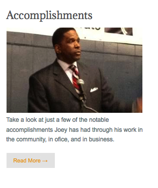 Joey D. Williams- in ofice