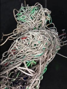 Photo of nets taken down and replaced by David Esrati