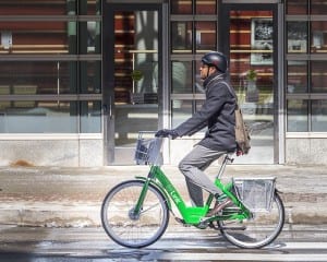 A link bike in dayton ridden by Omar Peters