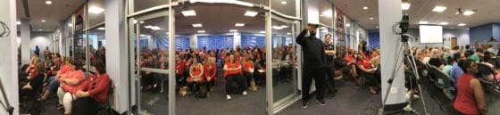 DEA members pack DPS board meeting 