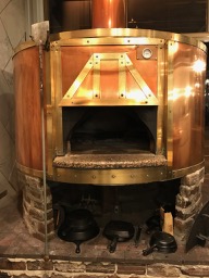 The copper wood fired oven of District Provisions