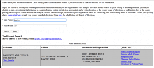 Adil Baguirov voter registration record 7 November 2017 showing he doesn't live in DPS district