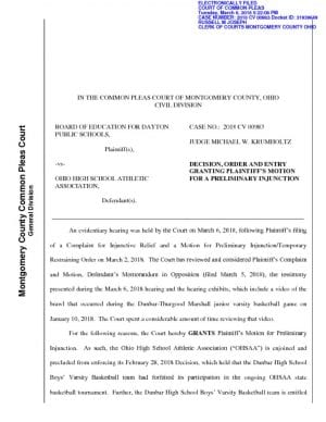 thumbnail of Dunbar decision