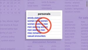 craigslist personals banned