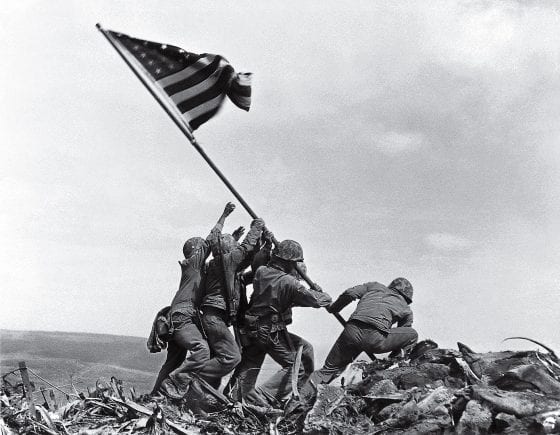 Flag Raising on Iwo Jima by Joe Rosenthal