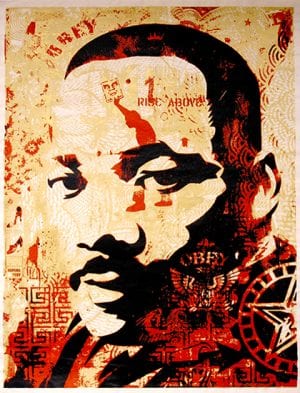 Shepard Fairey MLK print