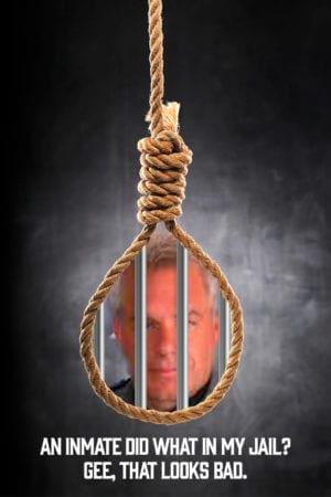 Phil Plummer behind bars in Jail