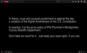 Title slide for Torture in Montgomery County Jail video