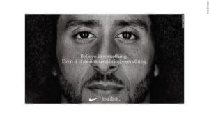 Colin Kaepernick Nike ad, sacrifice