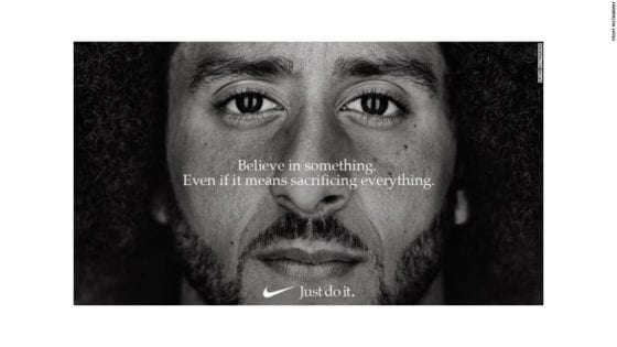 Colin Kaepernick Nike ad, sacrifice