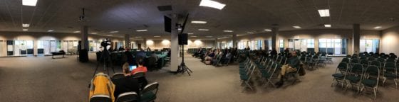 Wright State Trustees meeting in the dark