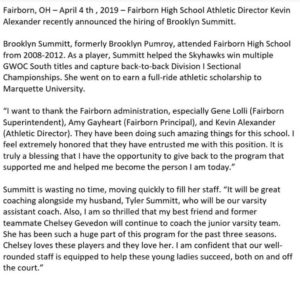 thumbnail of fairborn release Women’s BBall