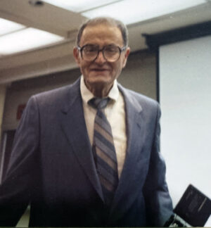 Dr. Lazarus "Larry" Astrachan, discoverer of mRNA