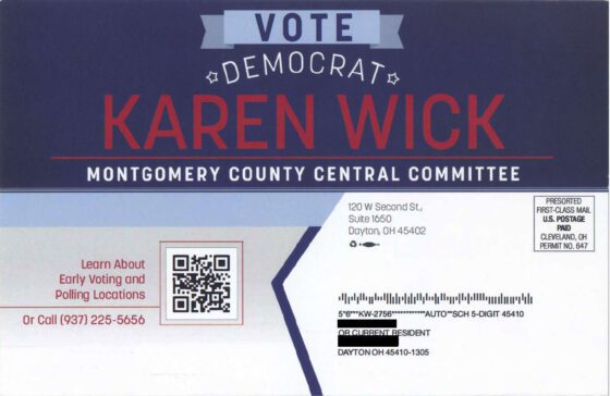 Precinct captain mailers montgomery county 2022