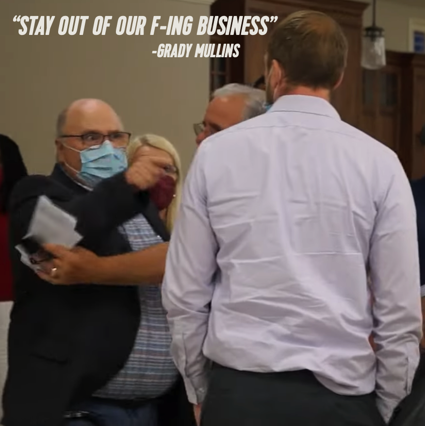 Stay out of Our F-ing business Grady Mullins