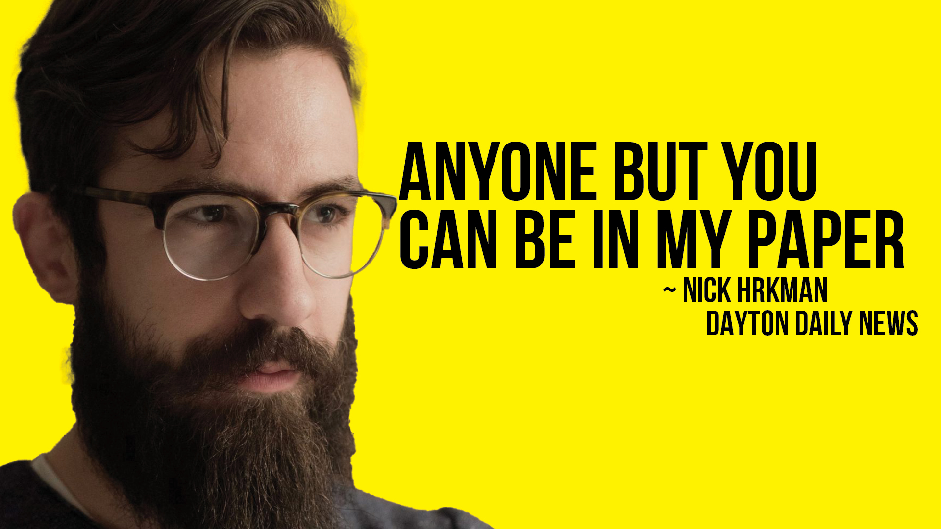 Nick Hrkman won't let David Esrati in the other voices column.