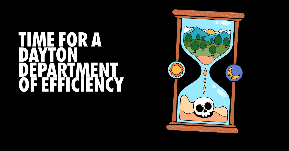 Dayton Department of Government Efficiency title slide